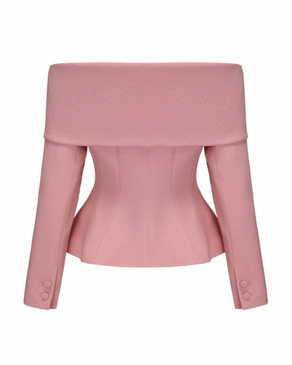 Nana Jacqueline Blaire Top: Pink Top for Brunch Pink