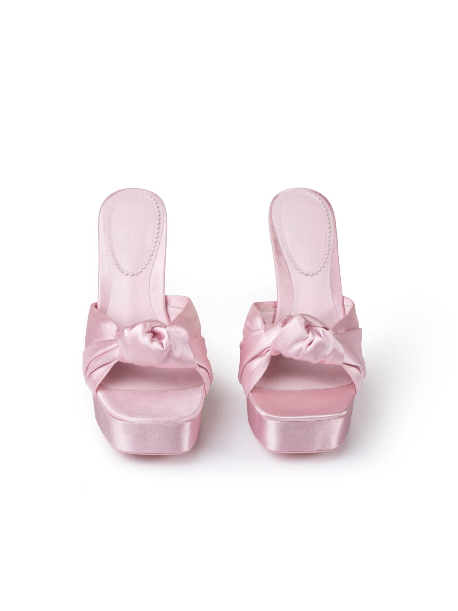 Nana Jacqueline Mara Platform Sandals: Pink Platform Sandals for Spring Wedding Guest Light Pink