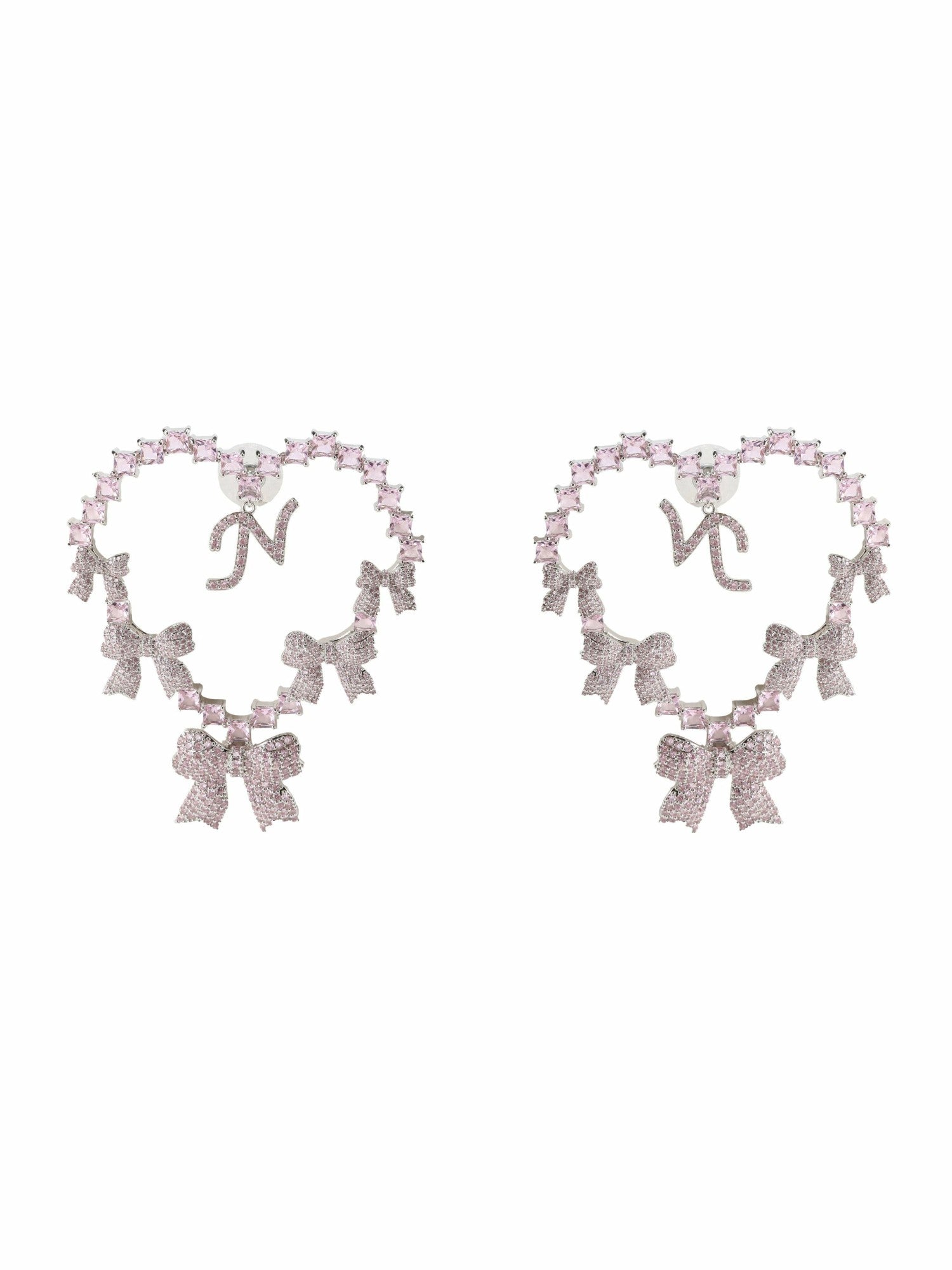 Nana Jacqueline Limited Edition NJ Love Earrings: Pink Earrings for Bachelorette Party Pink