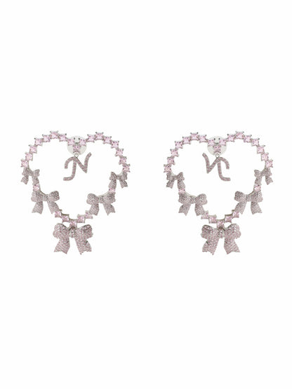 Nana Jacqueline Limited Edition NJ Love Earrings: Pink Earrings for Bachelorette Party Pink