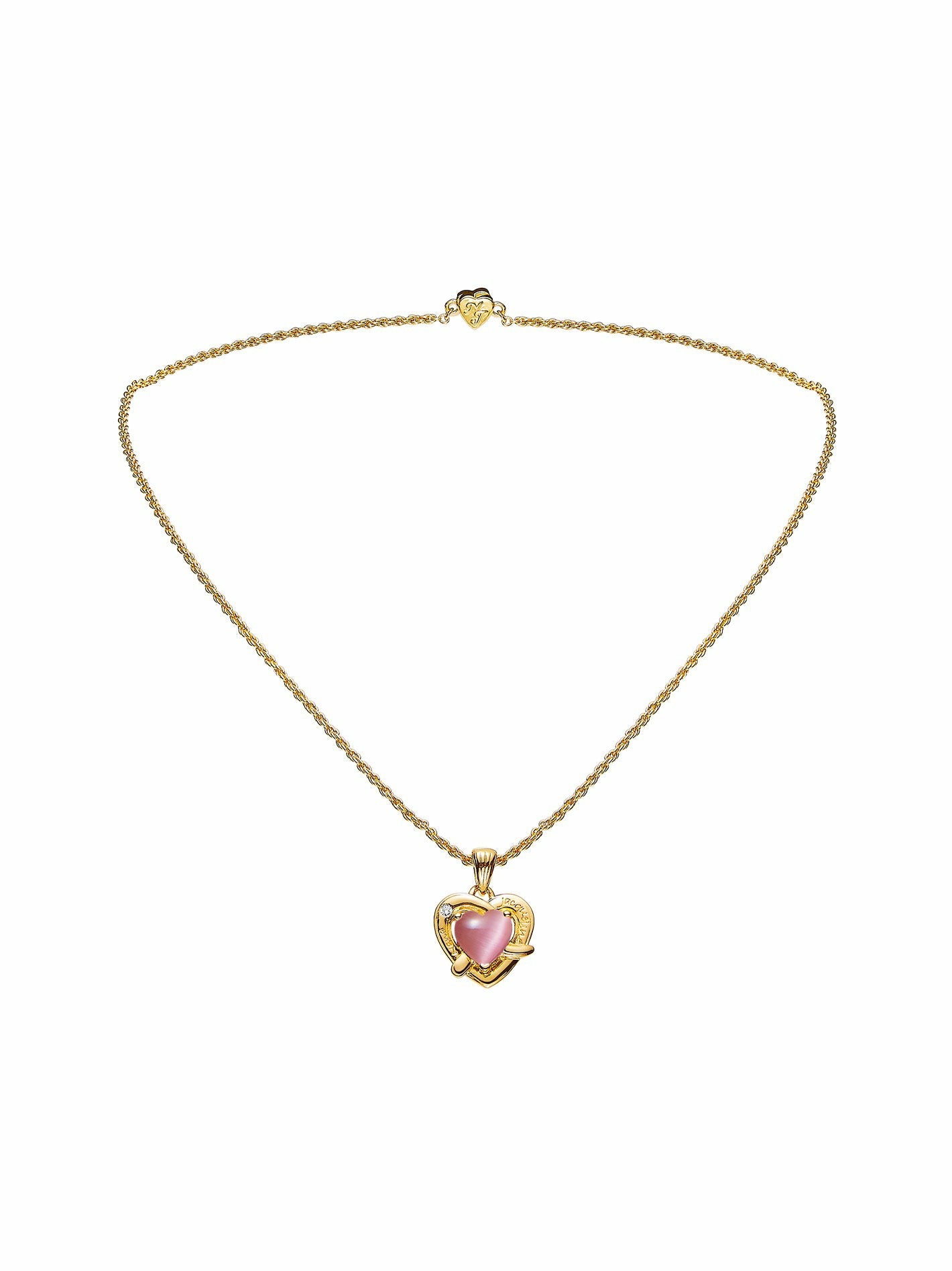 Nana Jacqueline Mirabel Necklace: Pink Necklace for Valentine's Day Gifting Pink