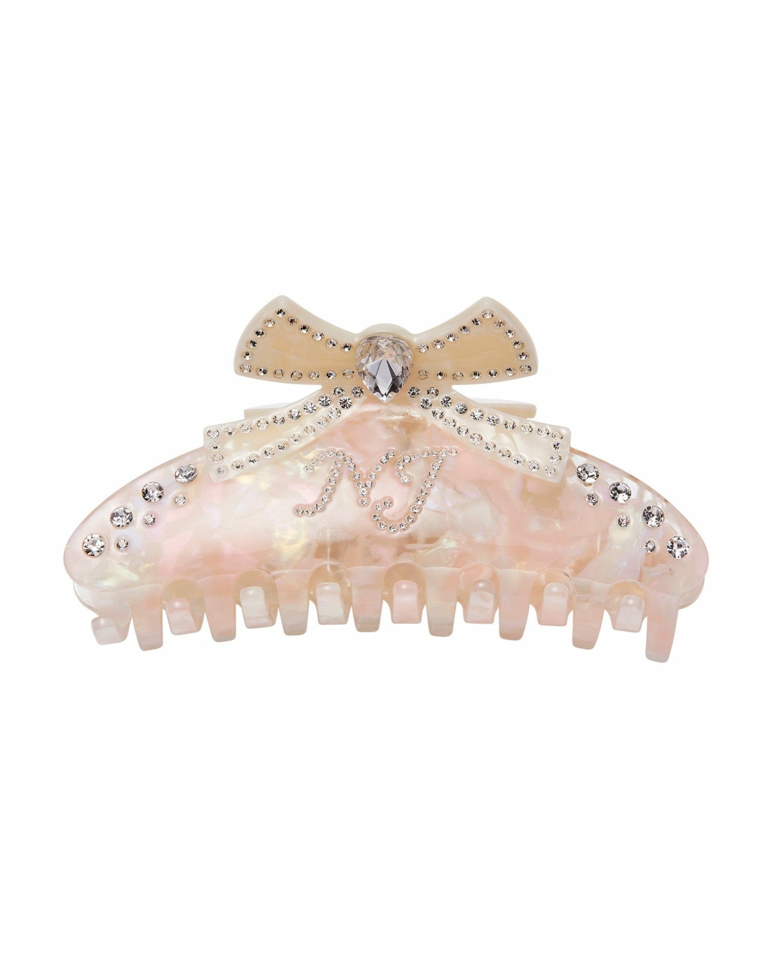 Nana Jacqueline Edith Hair Clip: Pink Hair Clip for Bridal Shower Pink