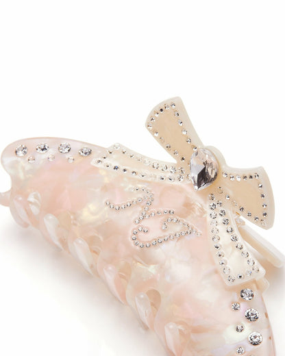 Nana Jacqueline Edith Hair Clip: Pink Hair Clip for Bridal Shower Pink