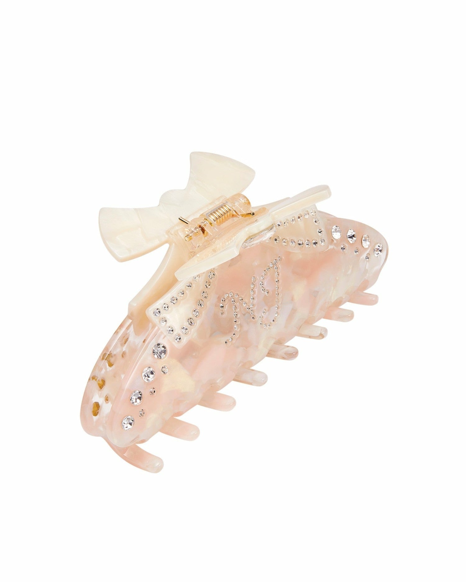 Nana Jacqueline Edith Hair Clip: Pink Hair Clip for Bridal Shower Pink