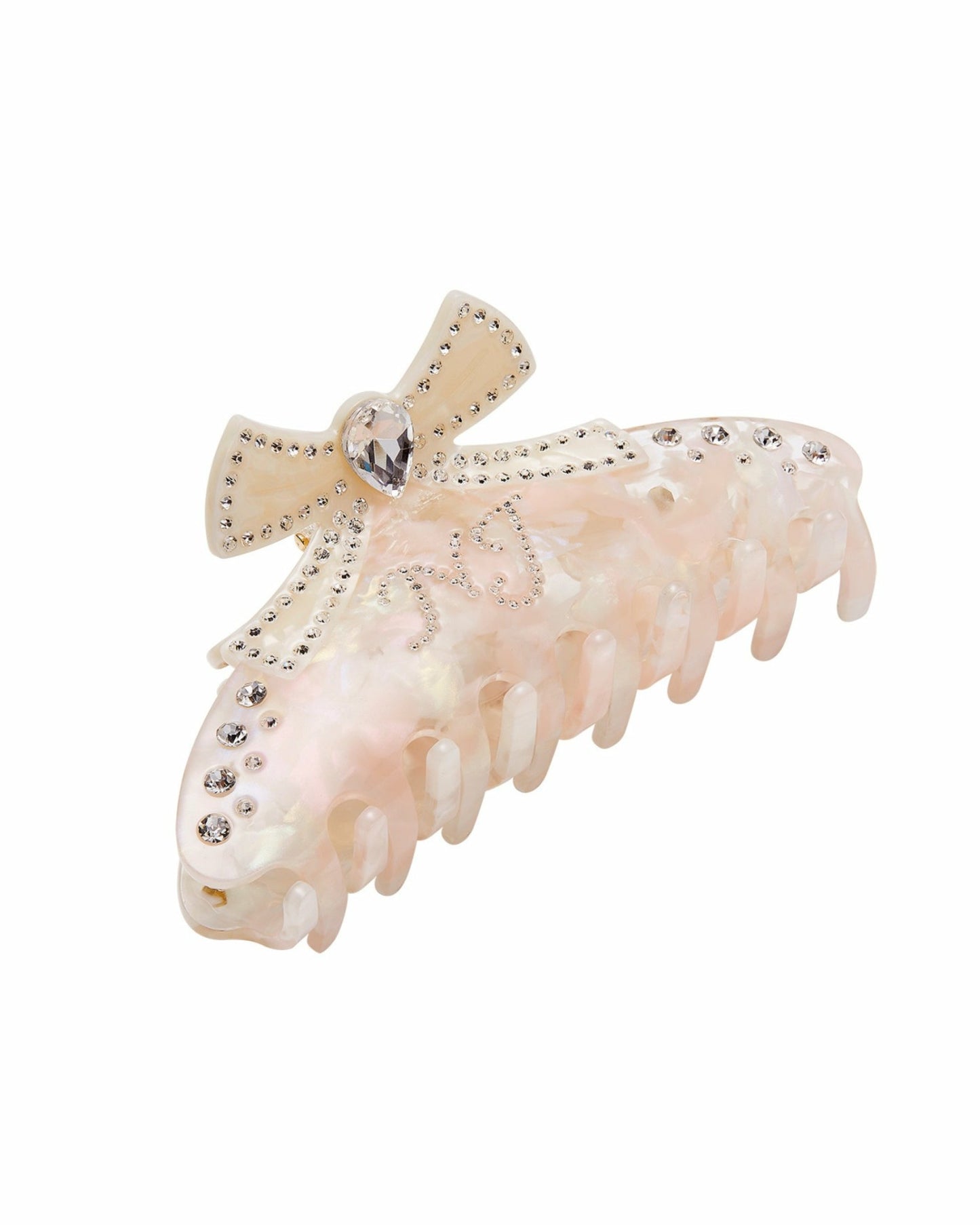 Nana Jacqueline Edith Hair Clip: Pink Hair Clip for Bridal Shower Pink