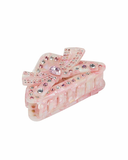 Nana Jacqueline Liu Hair Clip: Pink Hair Clip for Bridal Shower Pink