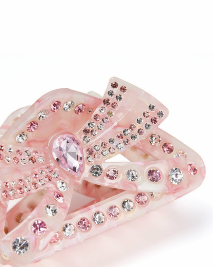 Nana Jacqueline Liu Hair Clip: Pink Hair Clip for Bridal Shower Pink