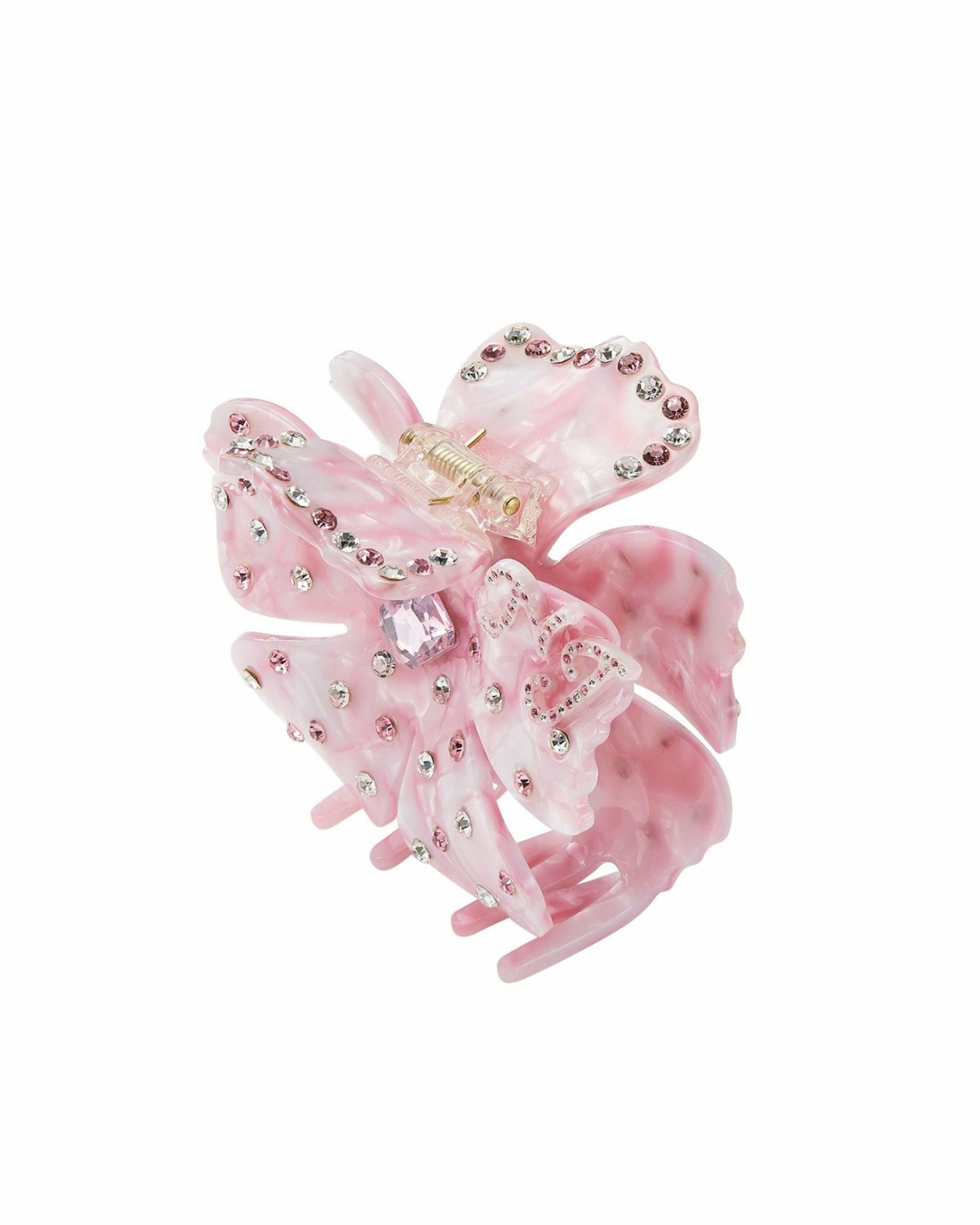 Nana Jacqueline Flora Hairclip: Pink Hair Clip for Brunch Pink
