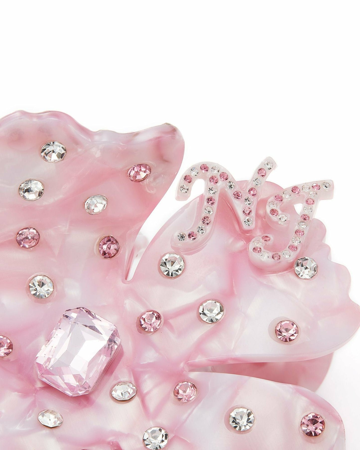 Nana Jacqueline Flora Hairclip: Pink Hair Clip for Brunch Pink