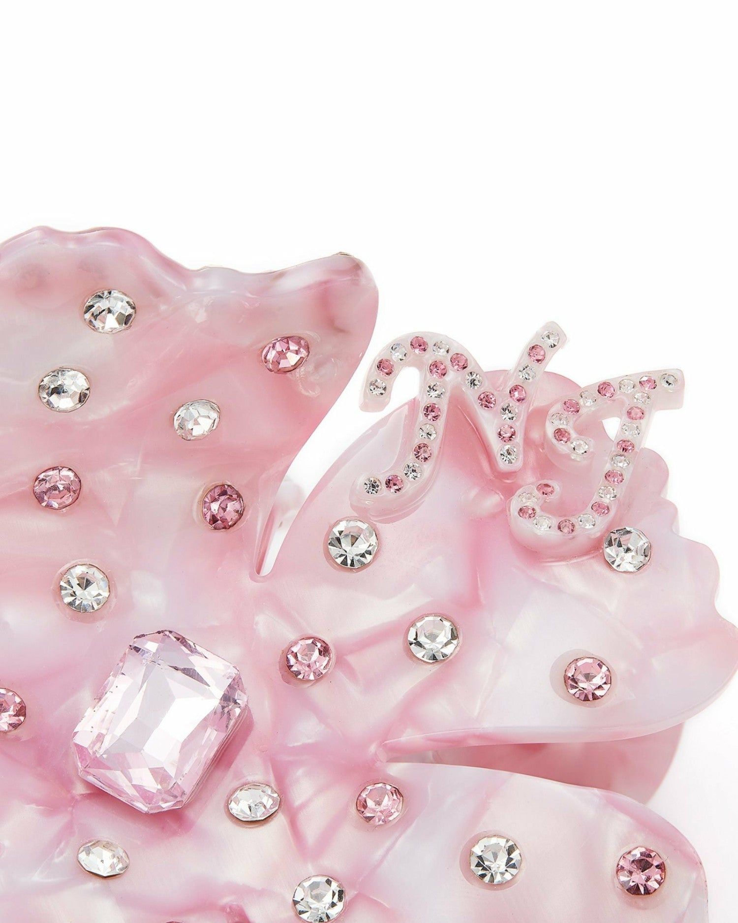 Nana Jacqueline Flora Hairclip: Pink Hair Clip for Brunch Pink