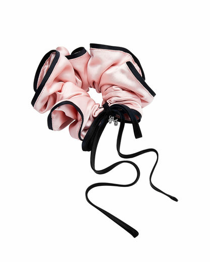 Nana Jacqueline Marlene Scrunchie: Pink Scrunchie for Brunch Pink