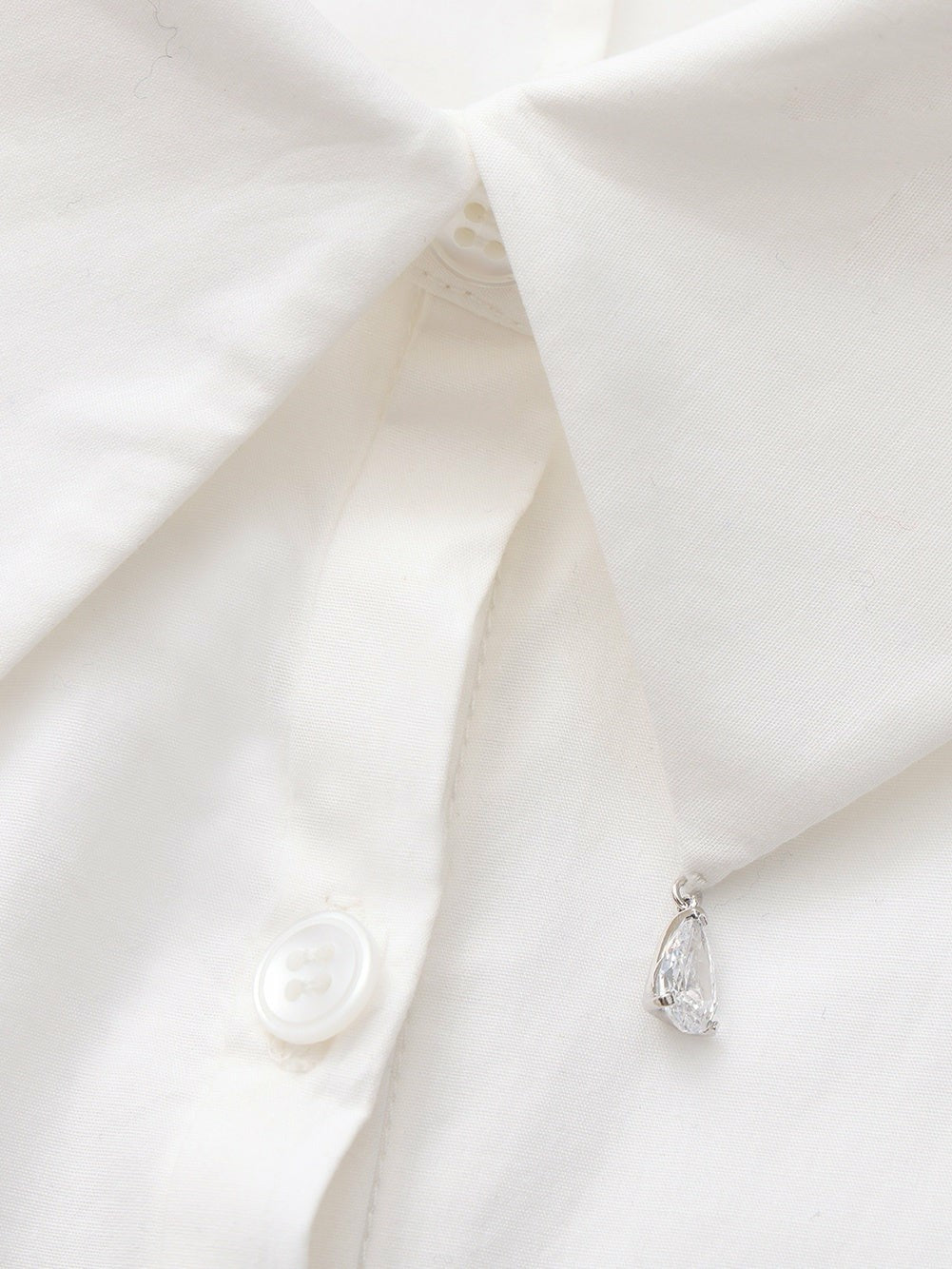 Nana Jacqueline Chantal Bell-Sleeve White Shirt: White Shirt for Office Days White