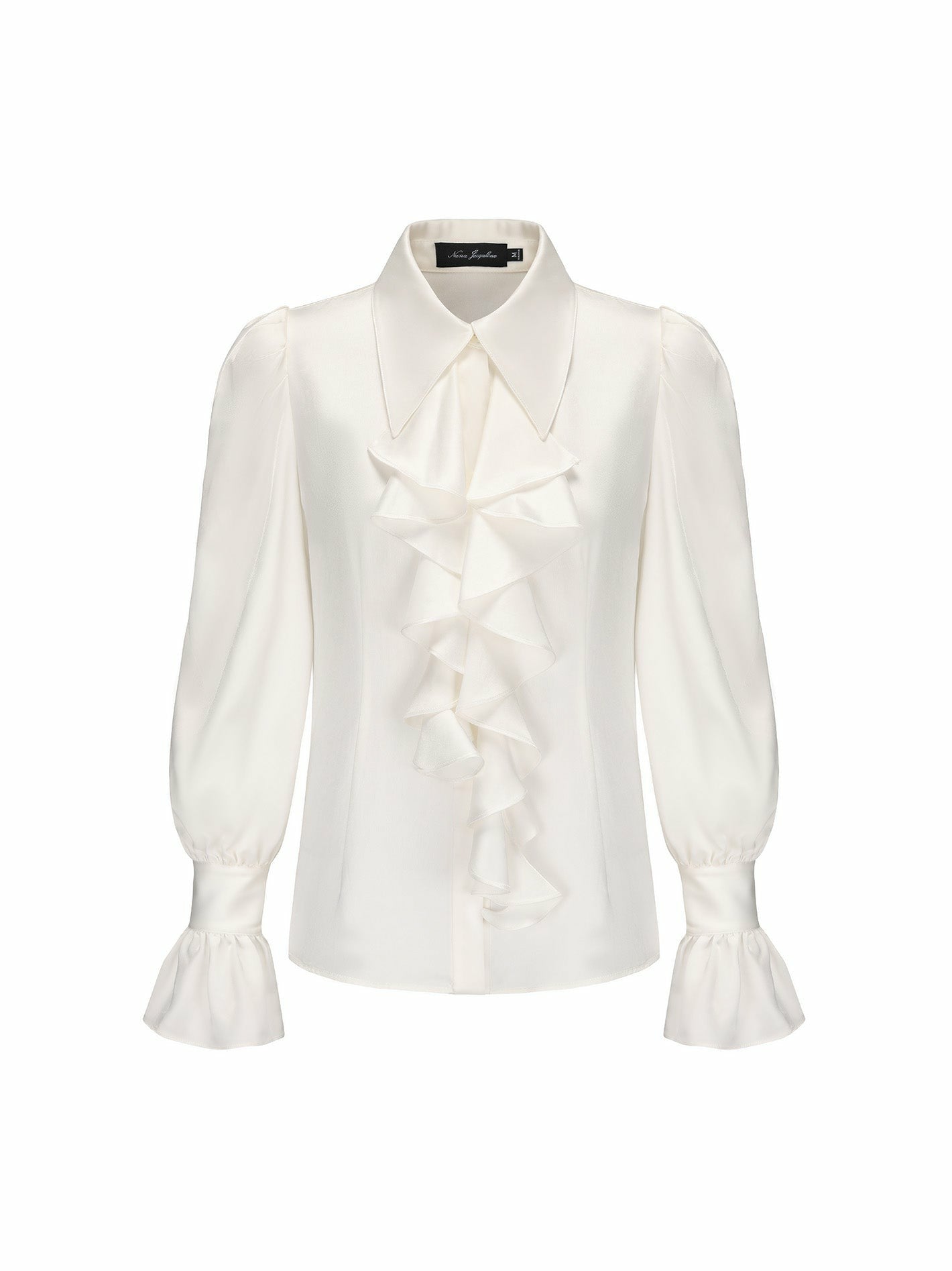Nana Jacqueline Elsa Top: White Top for Brunch White