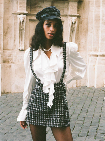 Nana Jacqueline Elsa Top: White Top for Brunch White