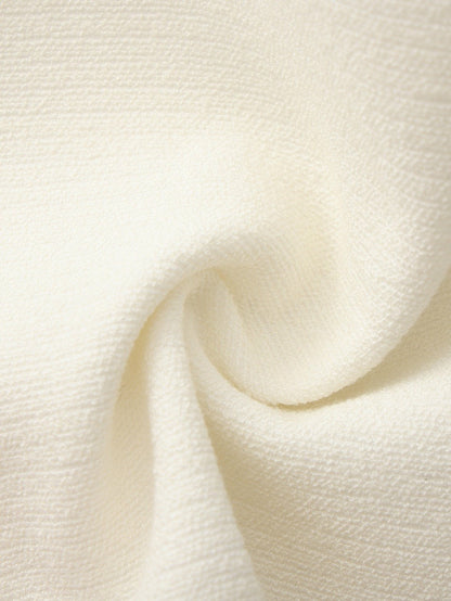 Nana Jacqueline Amara Tailored Halter White Vest: White Vest for Bridal Shower White