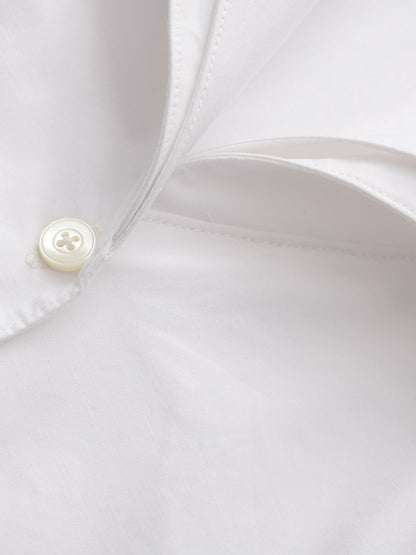Nana Jacqueline White Tailored Long Sleeve Button-Down Shirt White