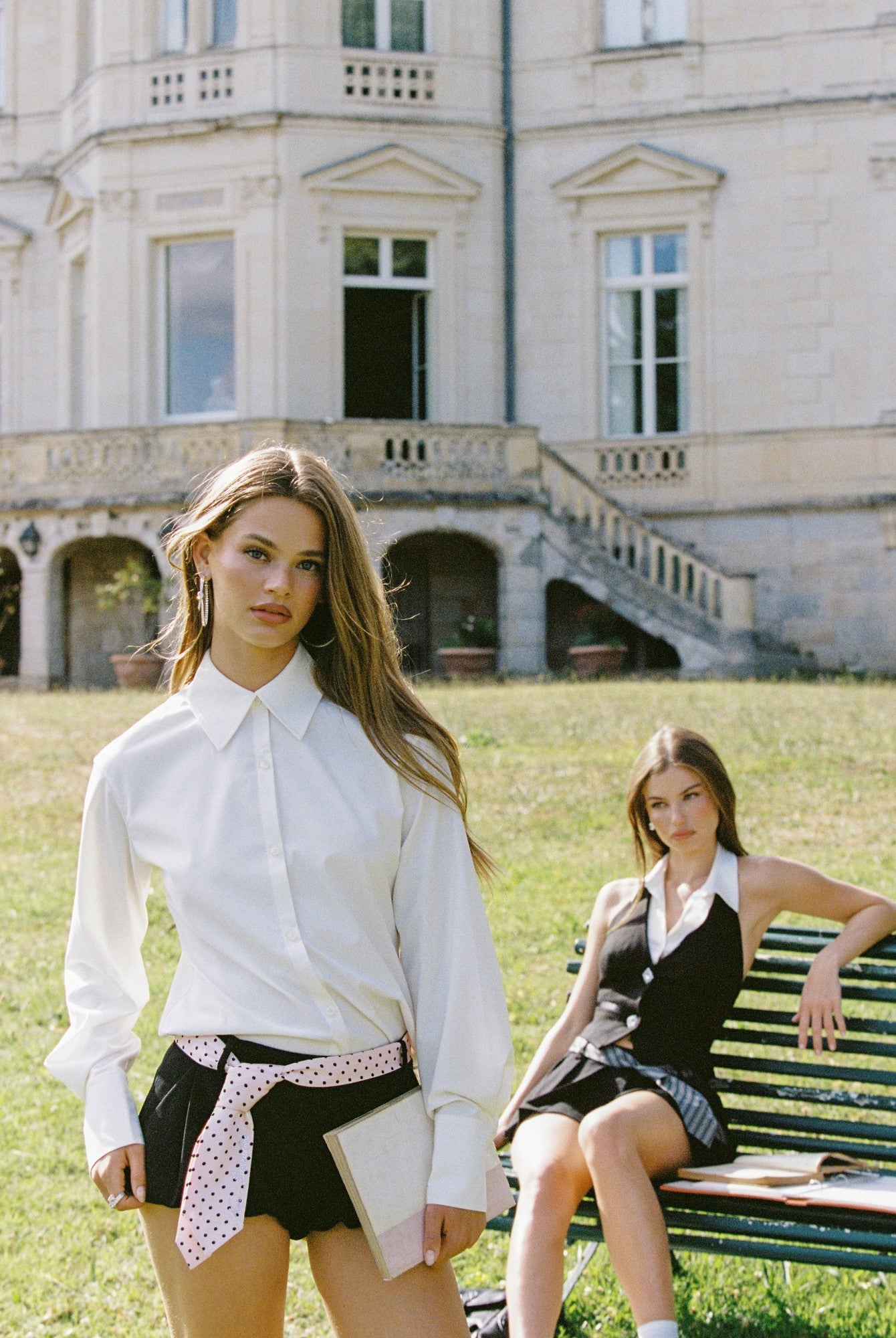 Nana Jacqueline Bridget Top: White Top for Workwear White