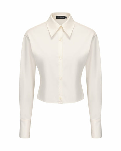 Nana Jacqueline Bridget Top: White Top for Workwear White
