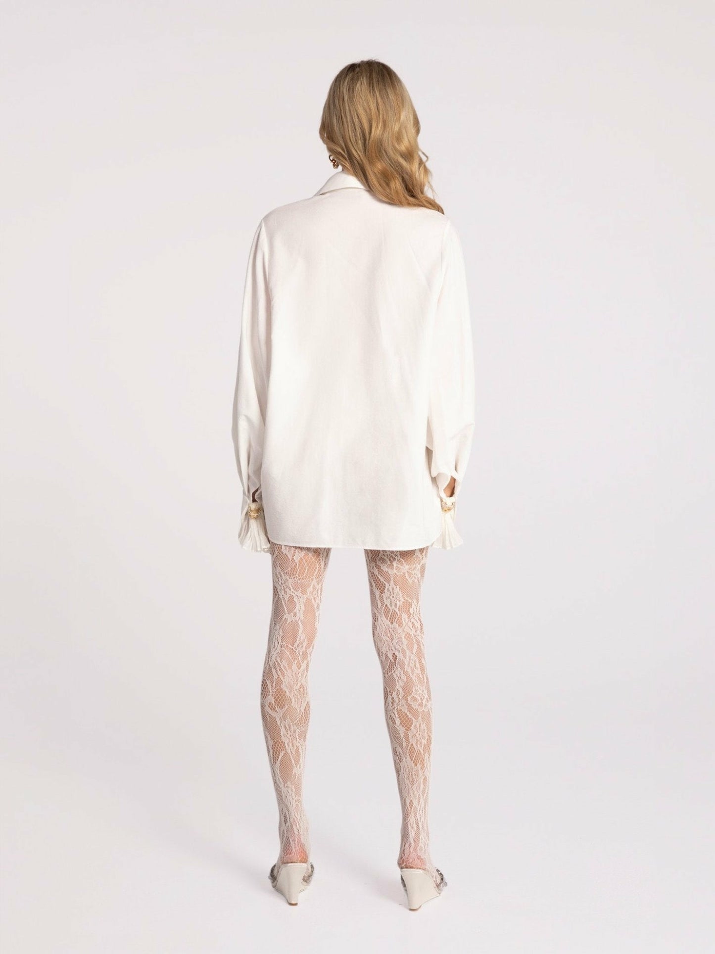 Nana Jacqueline Remi Top: White Top for Brunch White