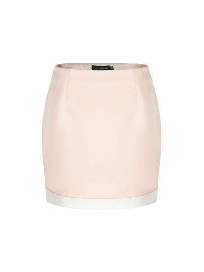 Nana Jacqueline Suzette Skirt: Pink Mini Skirt for Date Night Pink