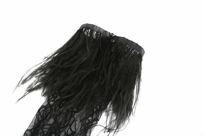 Nana Jacqueline Lavine Gloves: Black Lace Gloves for Cocktail Party Black