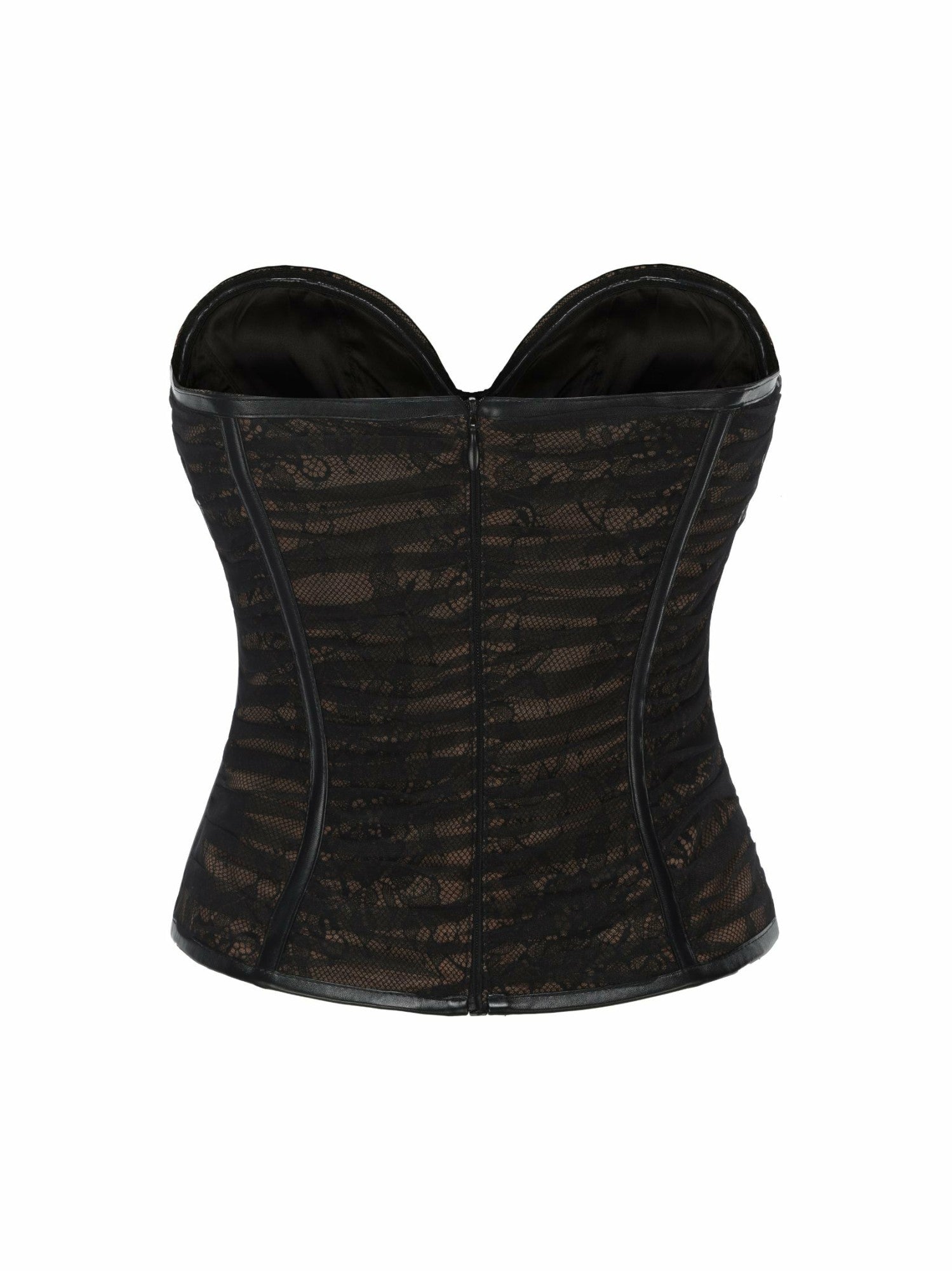 Nana Jacqueline Cara Bustier Top: Black Bustier Top for Date Night Black