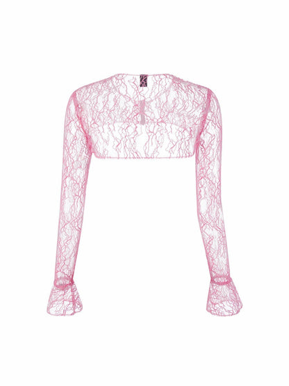 Nana Jacqueline Jilly Cover: Pink Cardigan for Date Night Pink