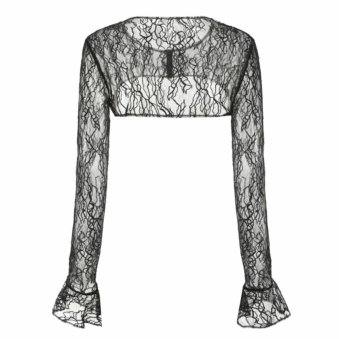 Nana Jacqueline Jilly Cover: Black Lace Cover-Up for Date Night Black