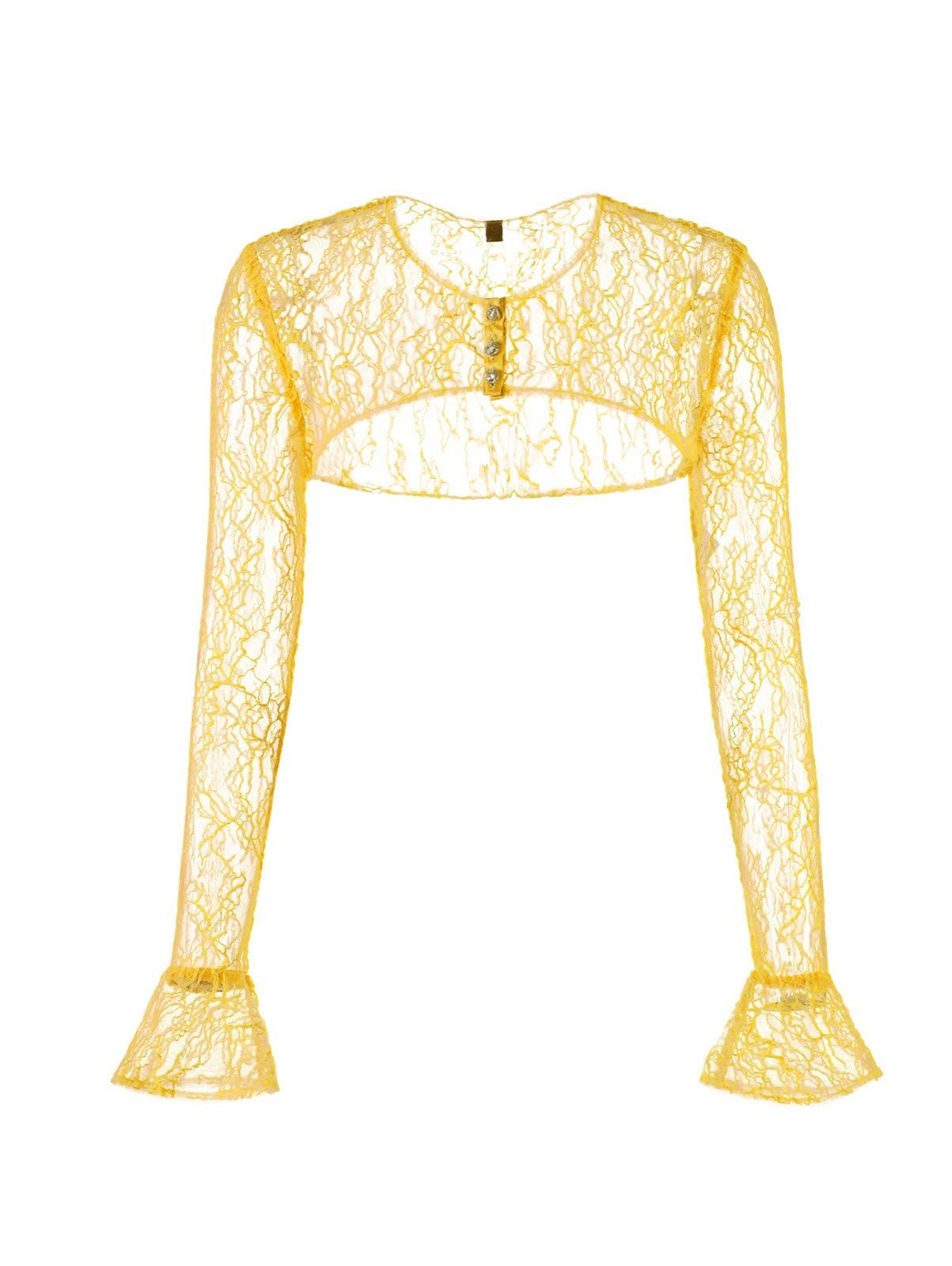 Nana Jacqueline Jilly Cover: Yellow Cover-Up for Brunch Yellow