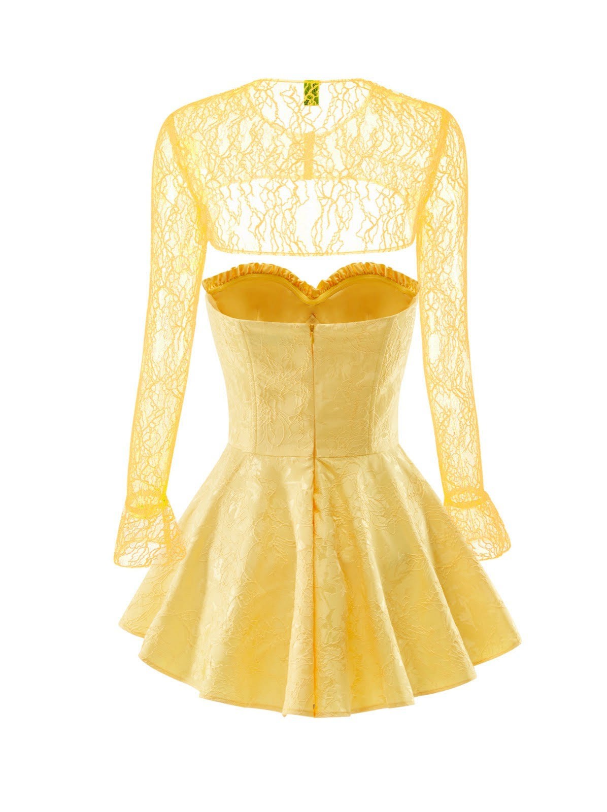 Nana Jacqueline Jilly Cover: Yellow Cover-Up for Brunch Yellow