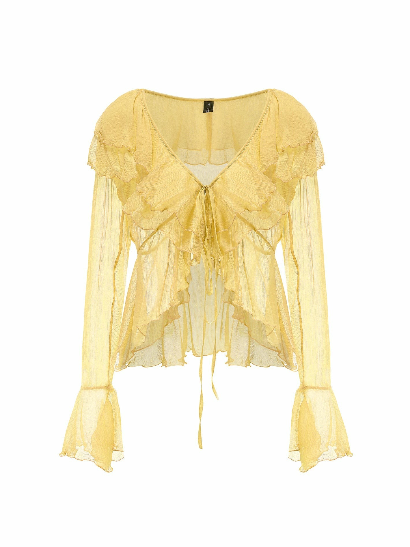 Nana Jacqueline Annika Cardigan: Yellow Cardigan for Brunch Yellow