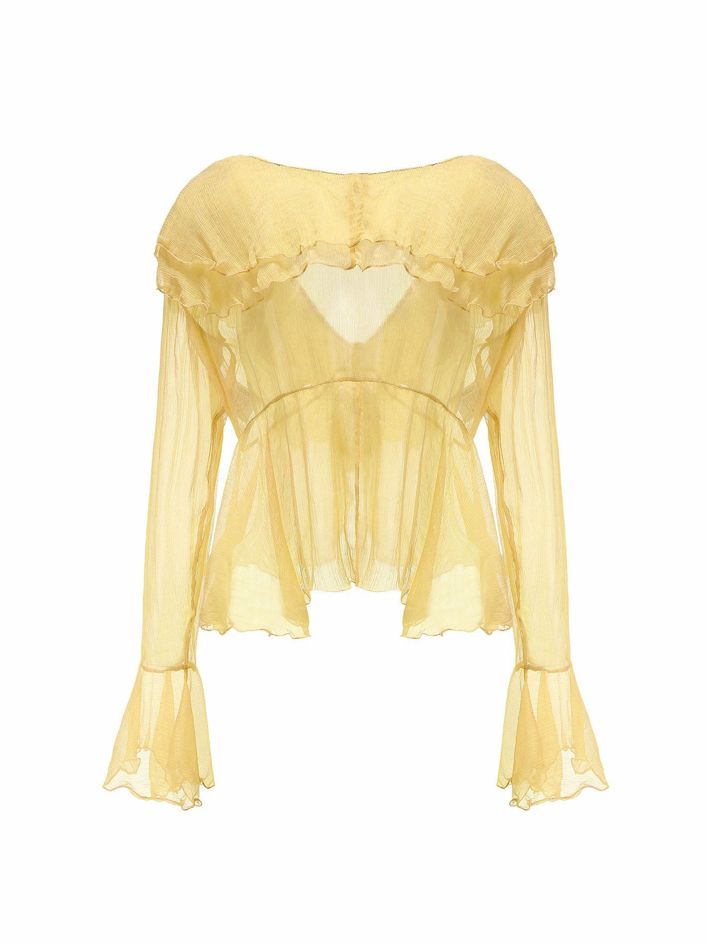 Nana Jacqueline Annika Cardigan: Yellow Cardigan for Brunch Yellow