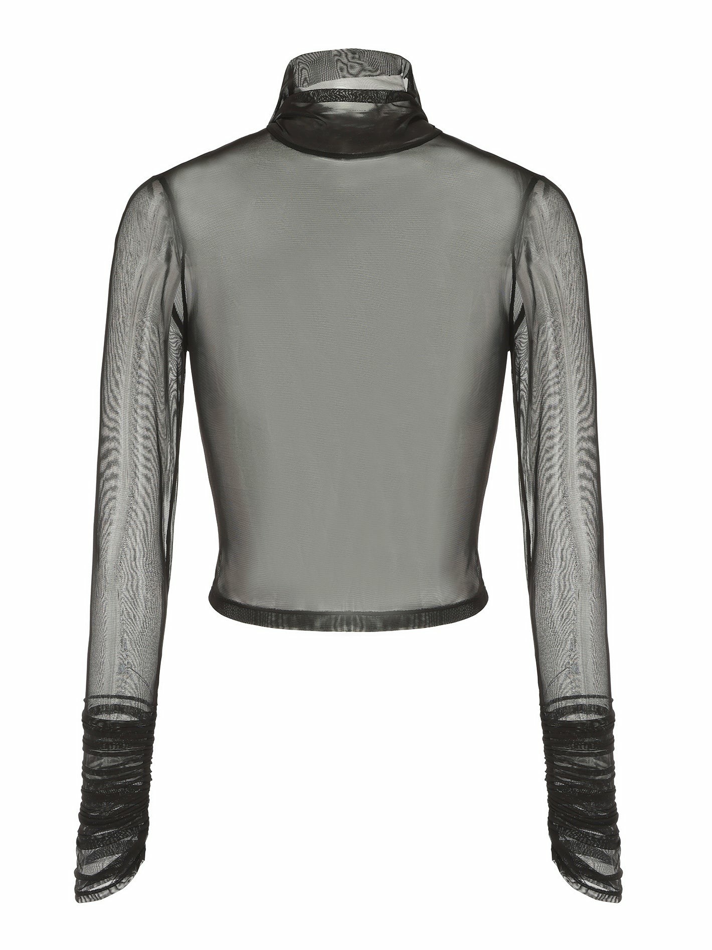 Nana Jacqueline Gabrielle Mesh Top: Black Top for Date Night Black