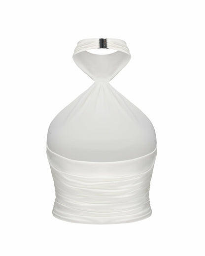 Nana Jacqueline Nova Top: White Top for Date Night White