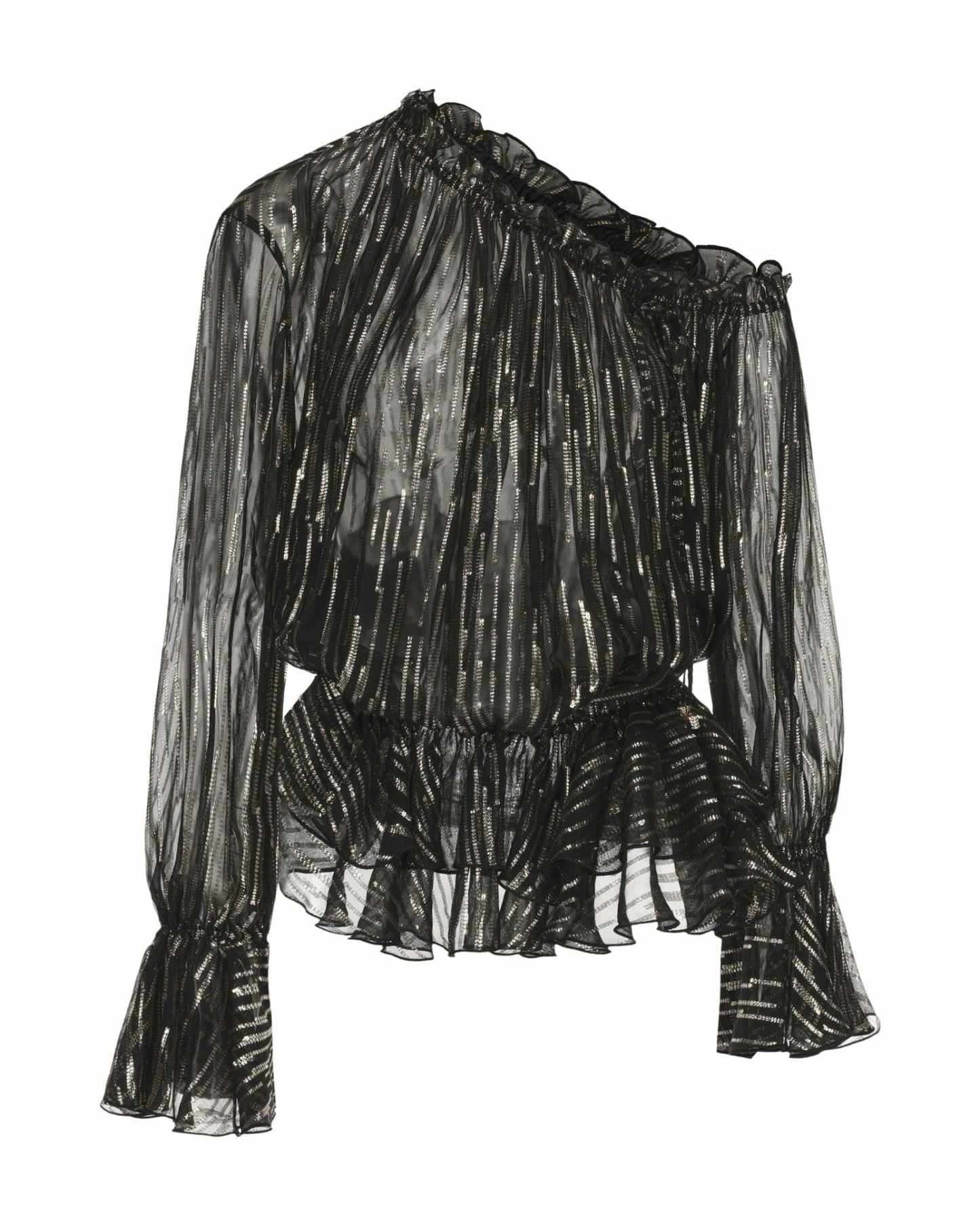 Nana Jacqueline Kaia Top: Black Top for Date Night Black