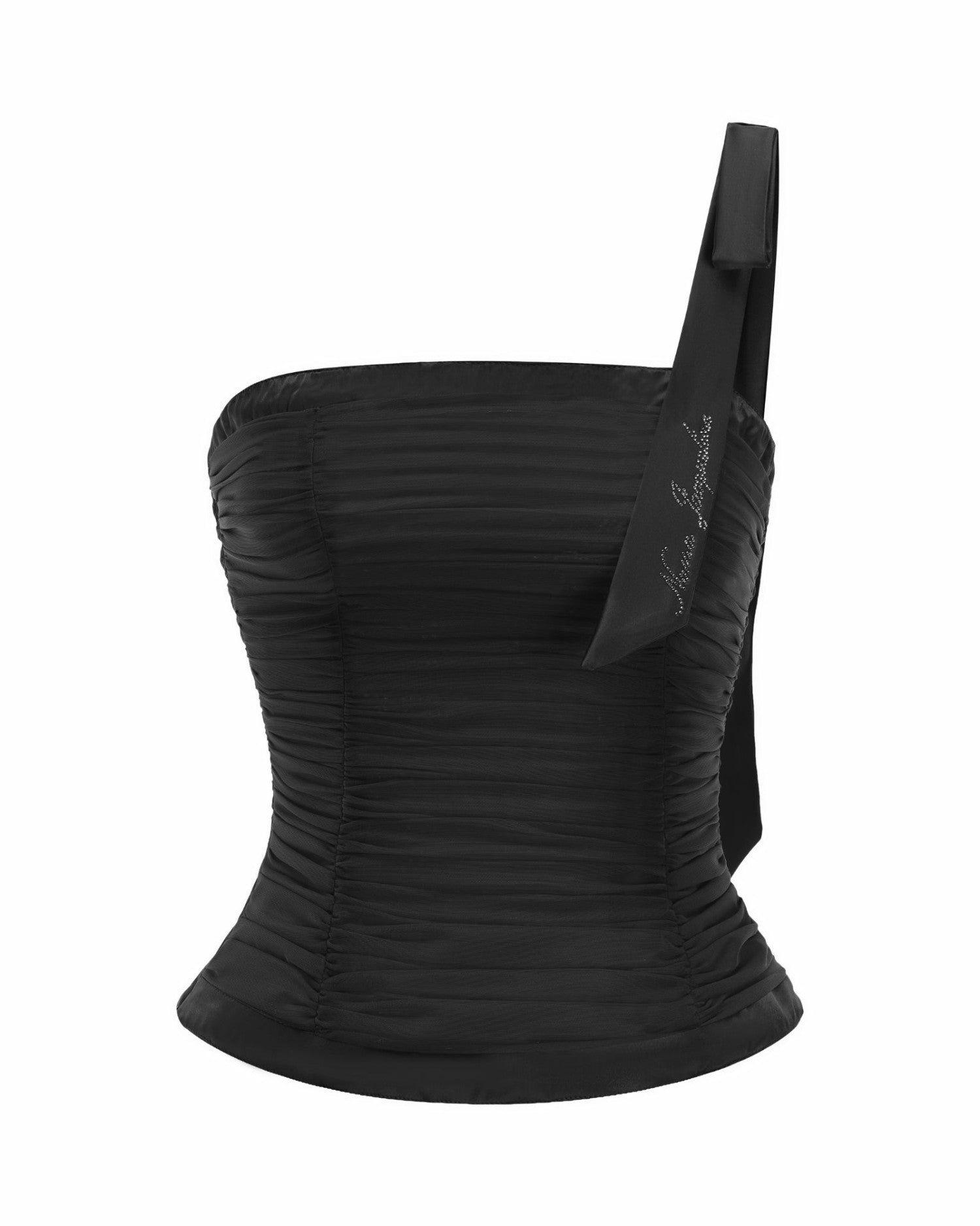 Nana Jacqueline Amor Top: Black Top for Date Night Black