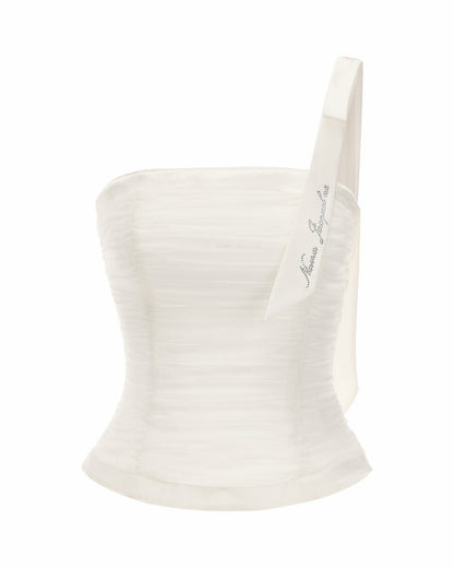 Nana Jacqueline Amor Top: White Top for Engagement Party White