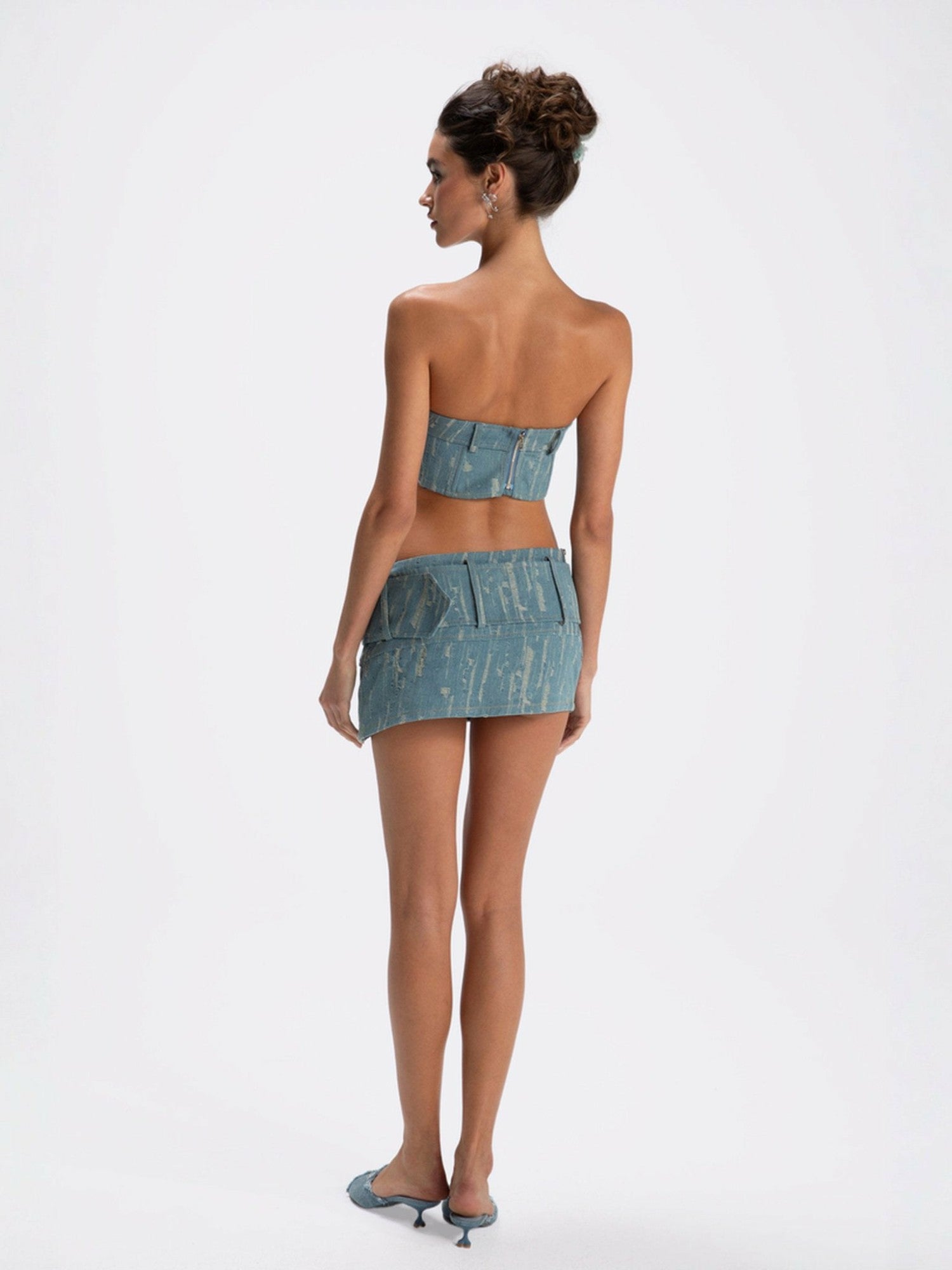 Nana Jacqueline Claire Denim Top: Denim Top for Girls' Night Out Denim