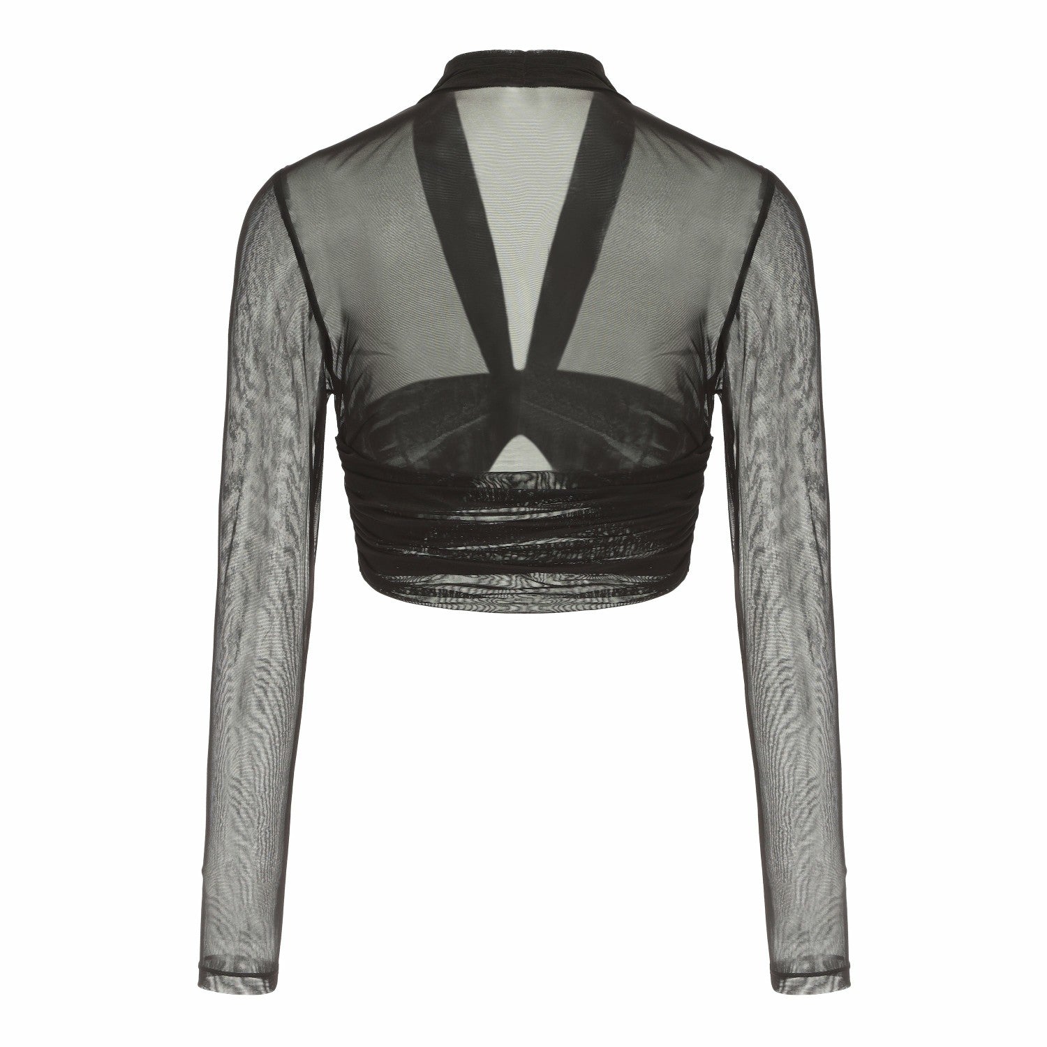 Nana Jacqueline Pia Mesh Top: Black Top for Date Night Black