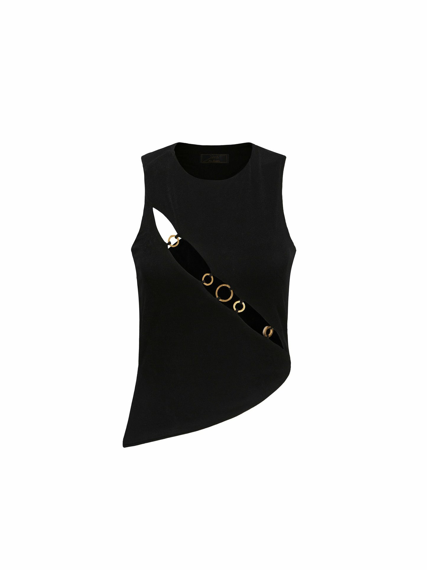 Nana Jacqueline Cecily Top: Black Top for Date Night Black