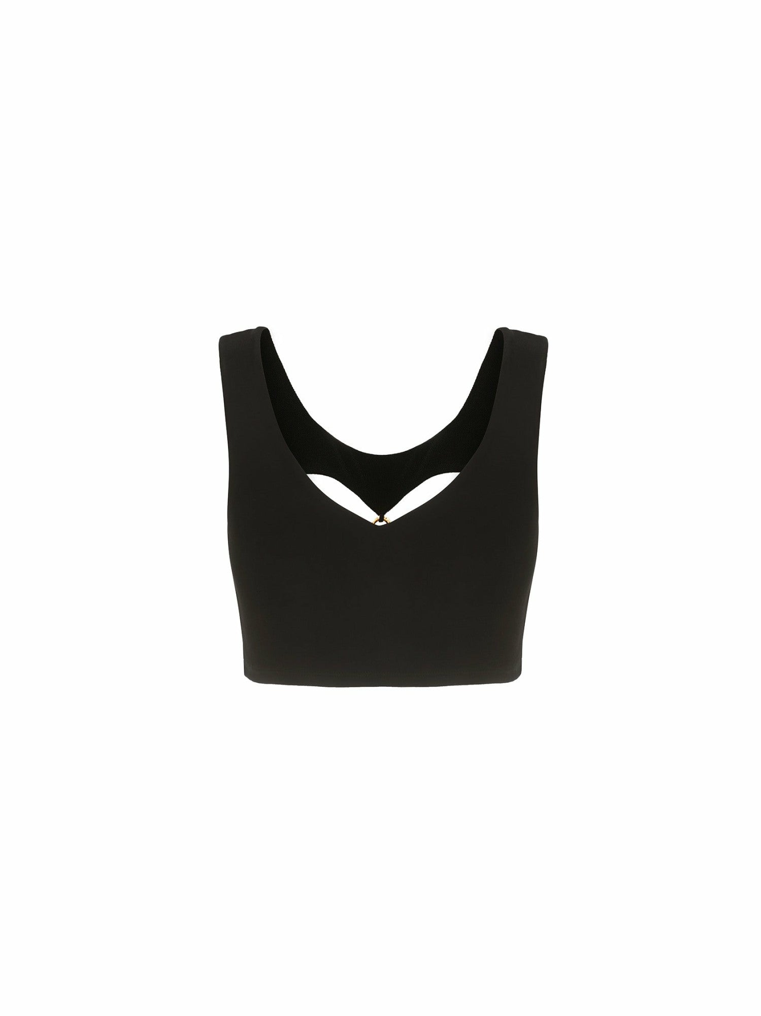 Nana Jacqueline Chiara Crop Top: Black Crop Top for Girls' Night Out Black
