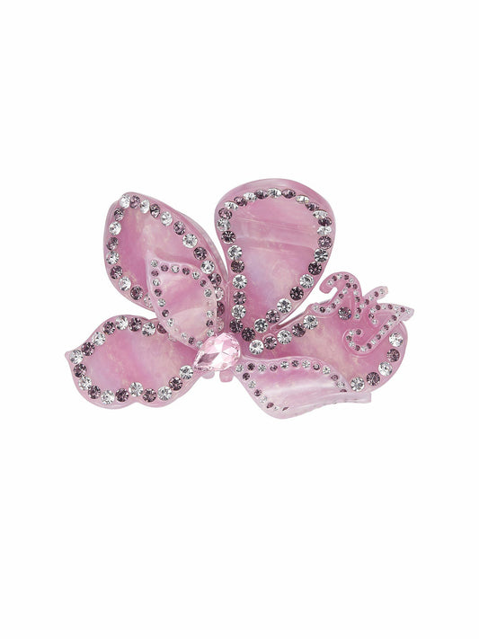 Nana Jacqueline Ariella Hair Clip: Purple Hair Clip for Party Purple