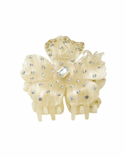 Nana Jacqueline Flora Hairclip: Yellow Hair Clip for Garden Party Yellow