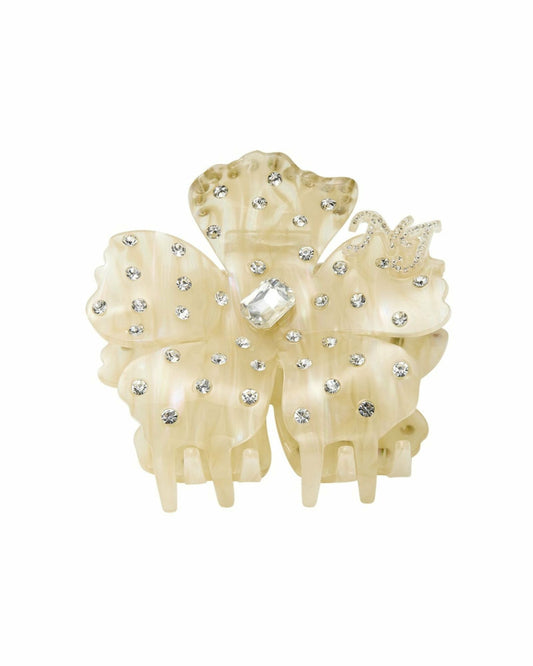Nana Jacqueline Flora Hairclip: Yellow Hair Clip for Garden Party Yellow