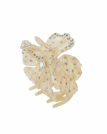 Nana Jacqueline Flora Hairclip: Yellow Hair Clip for Garden Party Yellow