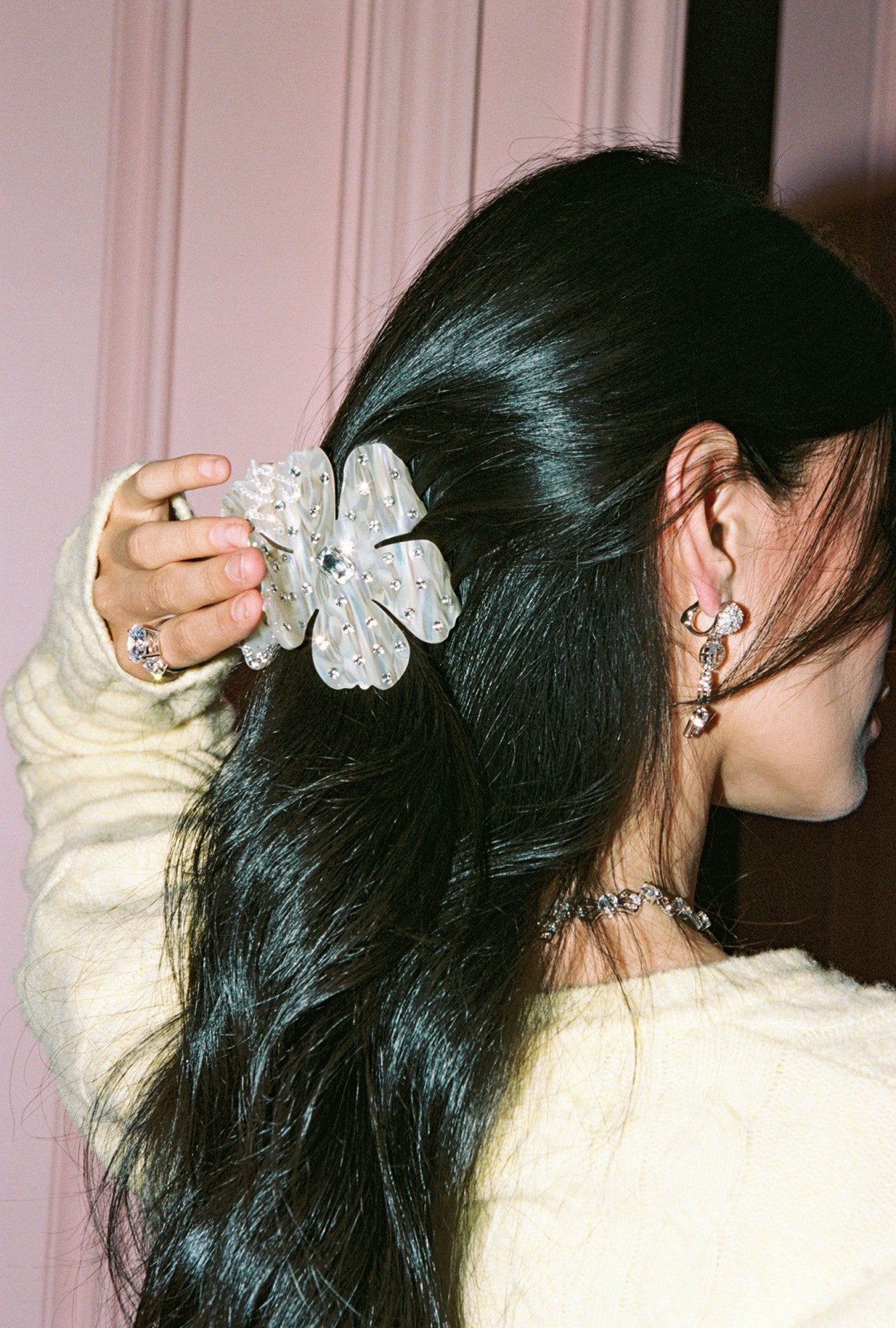 Nana Jacqueline Flora Hairclip: Multi Hair Clip for Bridal Shower Multi