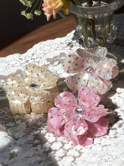 Nana Jacqueline Flora Hairclip: Multi Hair Clip for Bridal Shower Multi