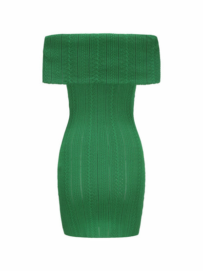 Nana Jacqueline Rylee Dress: Green Mini Dress for Birthday Celebration Green