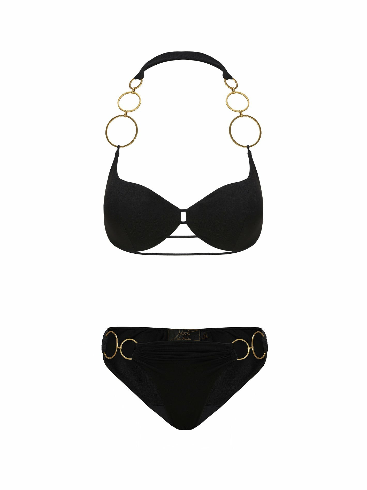 Nana Jacqueline Amira Bikini Set: Black Bikini Set for Beach Vacation Black