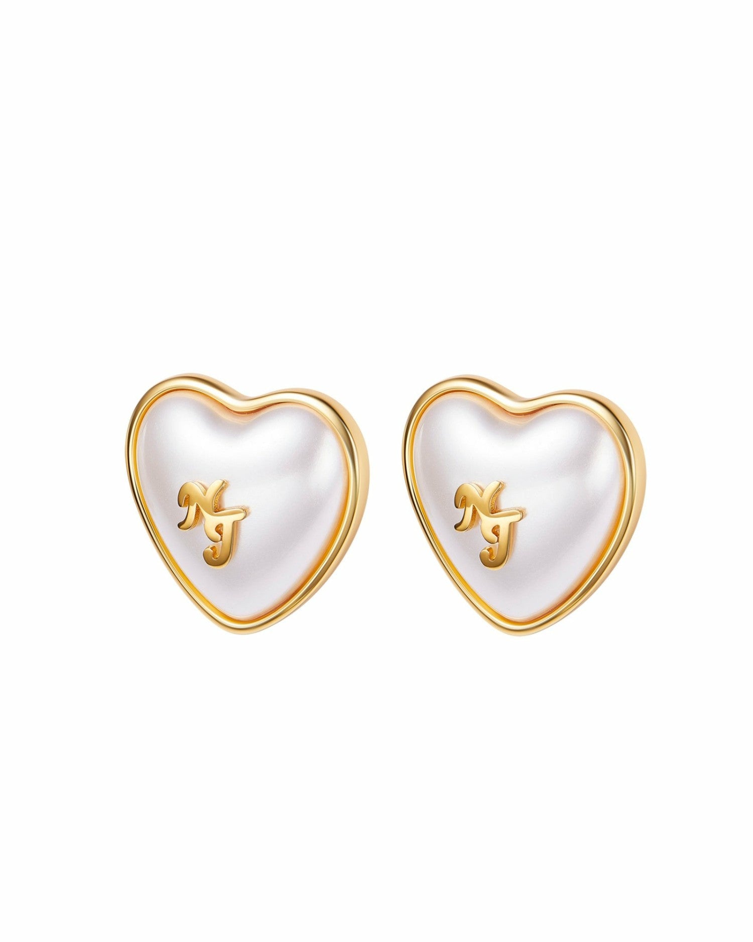 Nana Jacqueline Valencia Earrings: White Pearl Earrings for Bridal Shower White
